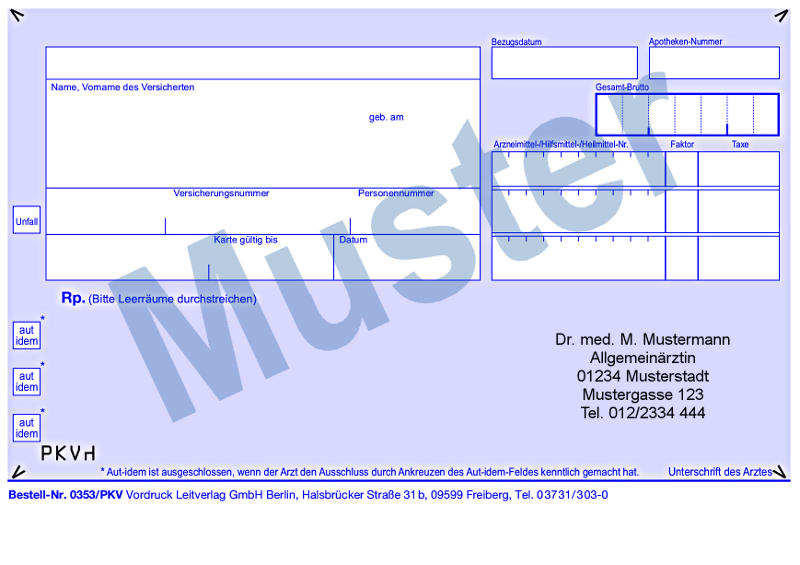 Was Kostet Antibiotika Auf Privatrezept www.vordruckleitverlag.de